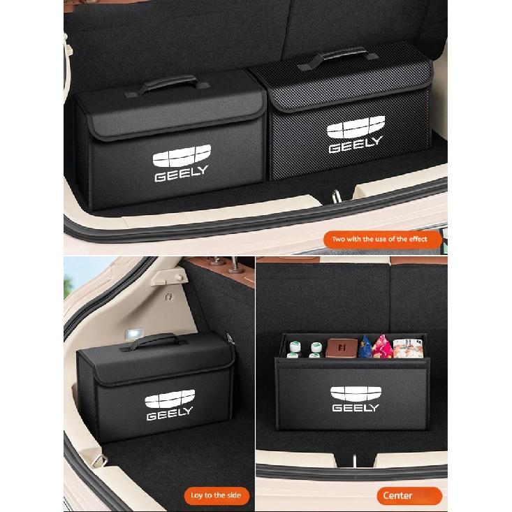 For GEELY Coolray Starray Emgrand Emgrand Tugella Car Trunk Storage Box Organizer Foldable Stowing Tidying Bag Car Accessories
