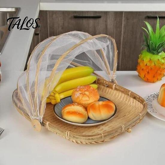 Water-proof Picnic Basket with Cover Large Capacity Outdoor Supplies Multifunctional Hand-Woven Storage Dust-proof