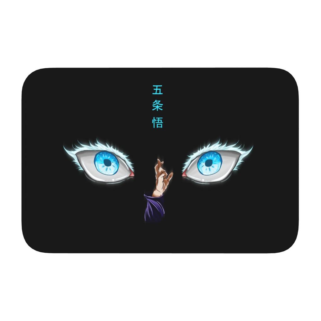 Custom S-Satorues G-Gojoes Doormat Non-Slip Entrance Welcome Kitchen Bath Floor Door Mat Toilet Living Room Carpet Rug