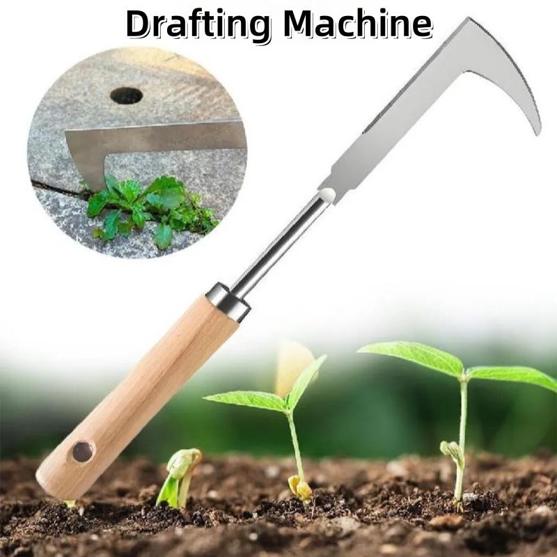 Weeding Tool Stainless Steel Root Remover Hand Weed Puller Garden Transplant Shovel Soil Loosening Vegetable Digger Seedling Uprooter