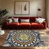 Modern Abstract Carpet Non Slip Area Rug Living Room Floor Mat Home Decor Geometric Pattern Runner Rug Indoor Outdoor Mat
