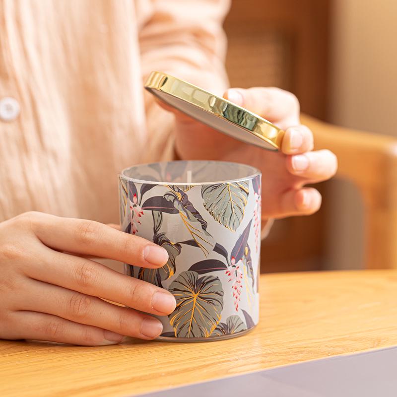 Pineapple Mango Scented Soy Candle - Smokeless Aromatherapy Gift