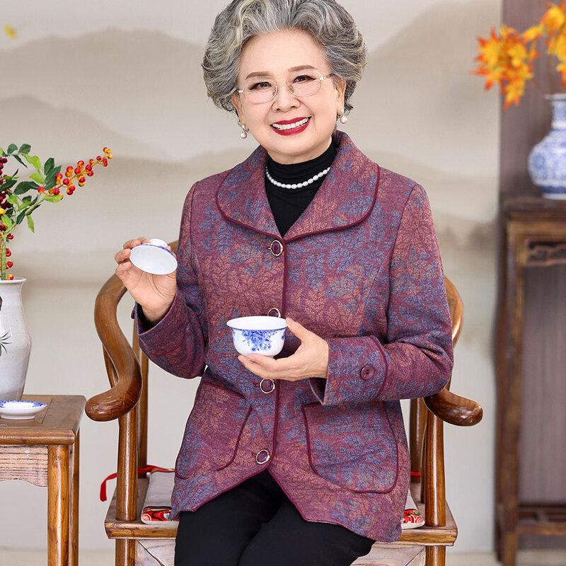 YUZHAOLIN Women s Elegant Casual Wool Blend Jacket 4XL