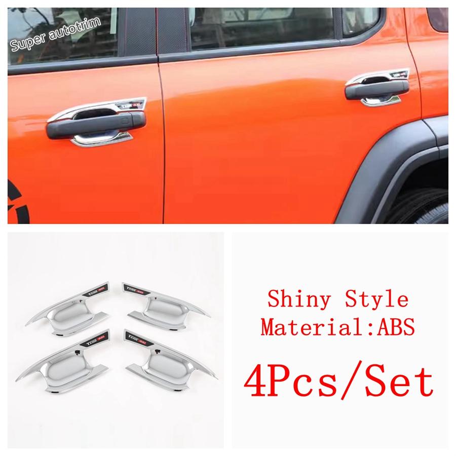 Door Handle Bowl Decoration Protector Cover Trim For Great Wall GWM WEY TANK 300  - 2025 Chrome Black Accessories Exterior