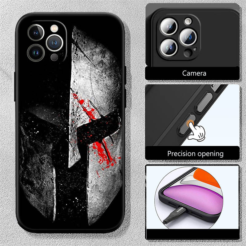 IR25 Spartan Warrior Case for Samsung A06 A35 A25 A24 A15 A05S A05 M55 M35 M15 A02 A12 A13 A10 A16 A20 A30 A22 A31 A32 A33 A42 A50