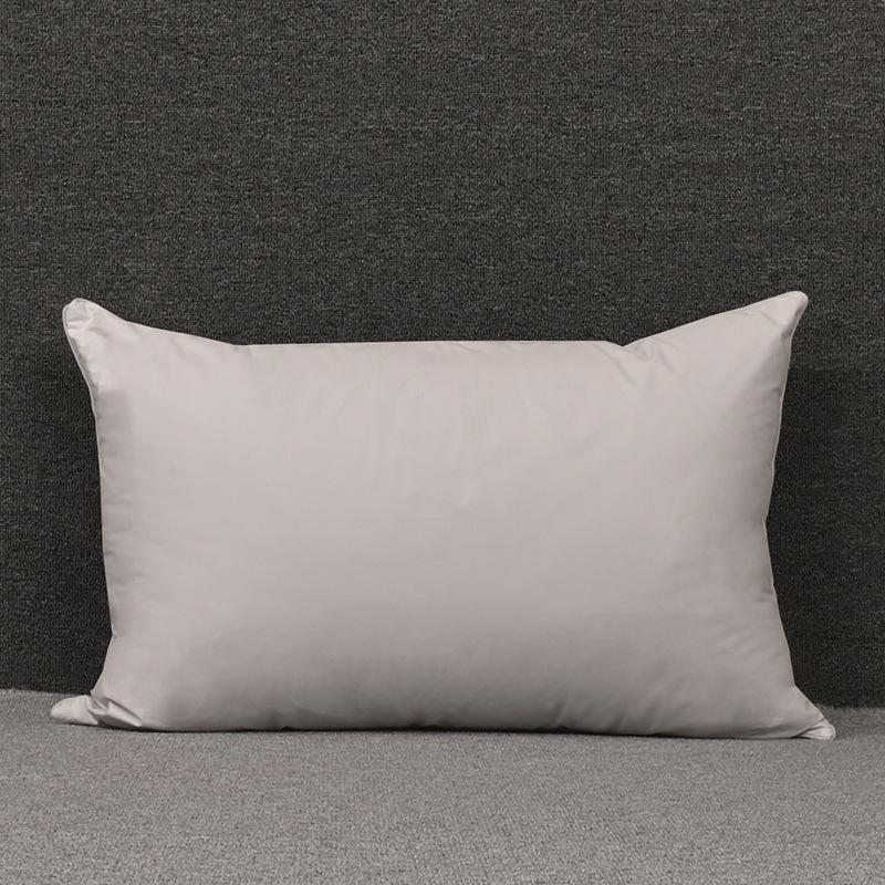 Hotel White Goose Down Feather Pillow for Home & Dorm