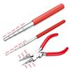 Non-Slip Jewelry Pliers Set Comfort Grip Handle Wire Looping Pliers for 3Pcs/Set DIY Tools