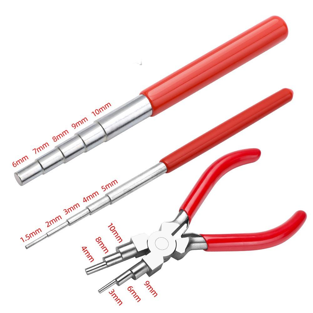Non-Slip Jewelry Pliers Set Comfort Grip Handle Wire Looping Pliers for 3Pcs/Set DIY Tools
