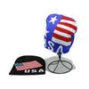 2025 Autumn and Winter New Wool Hat USA Flag Jacquard Beanie Warm Knitted Hat Cold Hat Men
