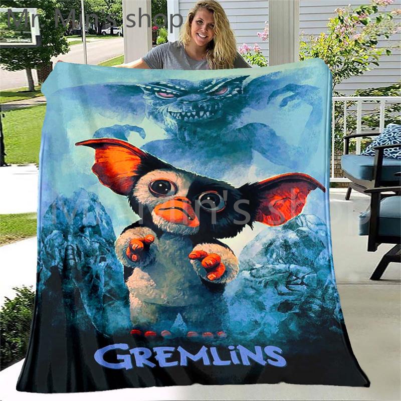 Gremlin 84 Blanket Gizmo 80s Movie Mogwai Monster Gremlins Blankets Stylish Shawl Boy Girl's