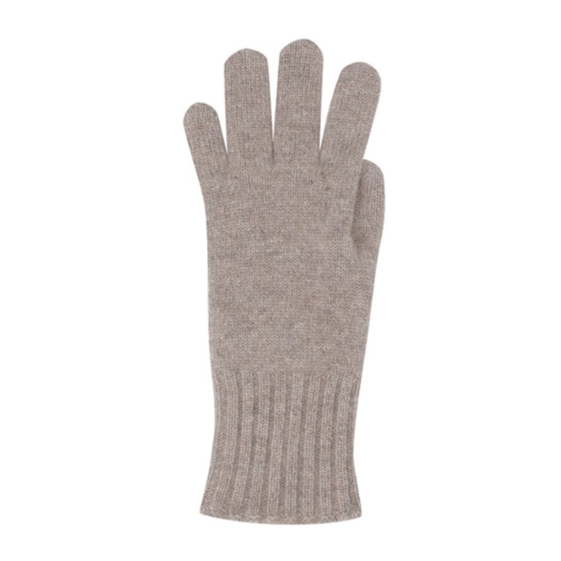 LE CASHMERE Kaschmir Basic Handschuhe (beige) D7HAW25001BEX