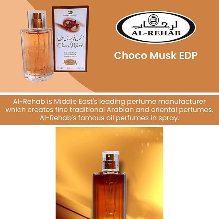 Al-Rehab Choco Musk Perfume for Women - Best-Seller
