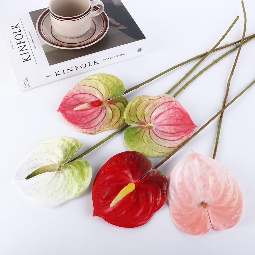 Garden Real Touch Bridal Elegant Anthurium Artificial Calla Lilies Fake Plants Fake Flowers