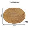 Handwoven Rattan Heat-Resistant Placemat