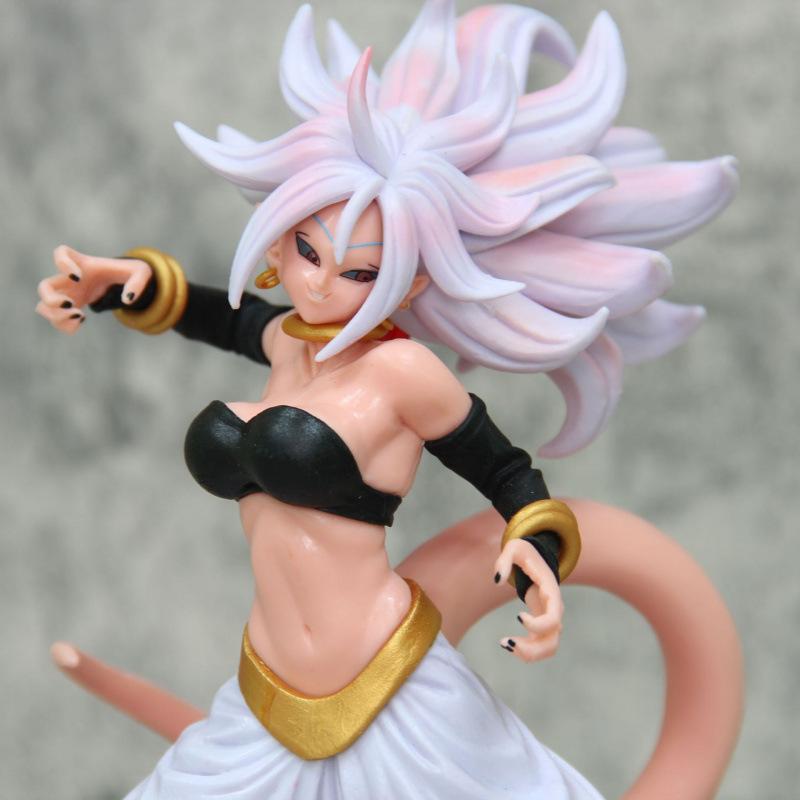 Animation Dragon Ball Figure Female Buou Theater Edition Artificial Man No. 21 Desktop Surprise Ornament Statue Model Pick Up