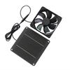 4W Güneş Paneli Fan Kiti 12V Monokristal Silikon Güneş Paneli Fanlı Güneş Enerjili Tavuk Kümesleri Seralar Kulübeler Evcil Hayvan Evi Egzoz Havalandırma Fanı