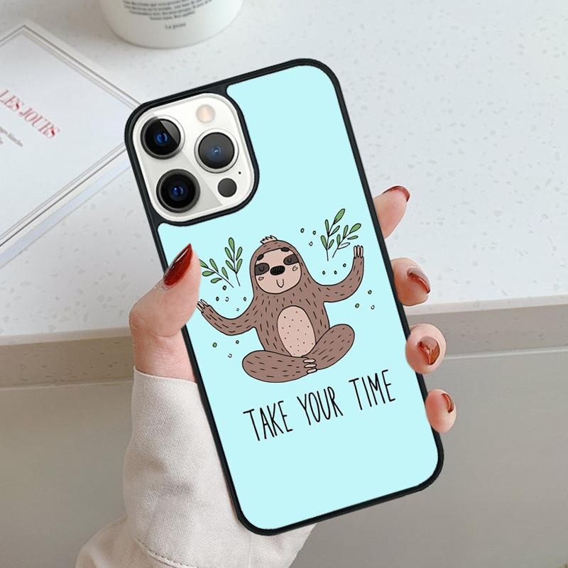 Sloth Stack Phone Case For iPhone 17 Air 11 12 13 14 15 16 16e Pro Max Cover For apple Max Plus Coque Shell