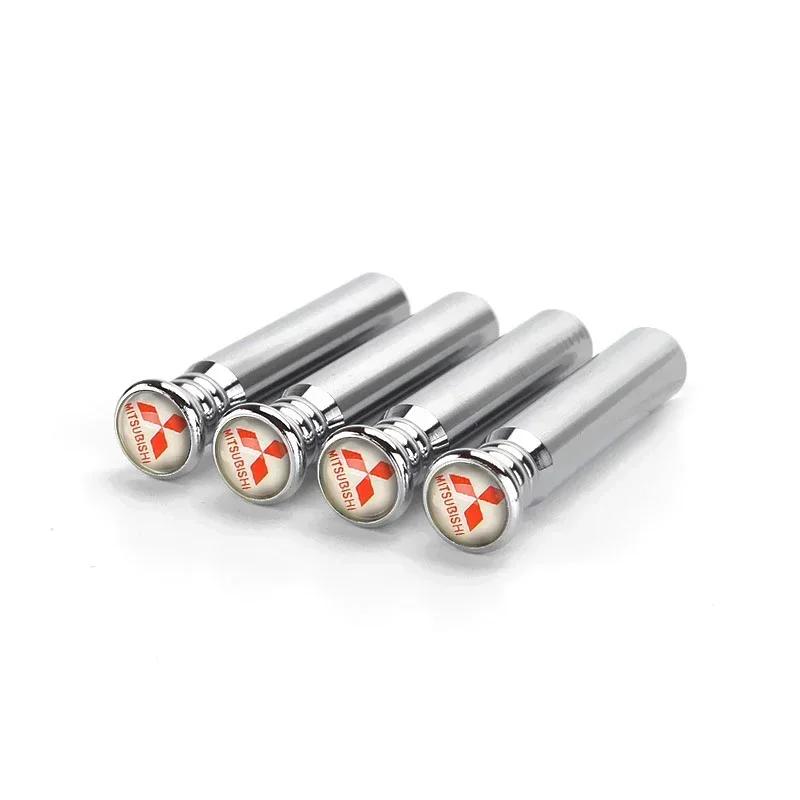 4PCS Car Door Pin Lock Knob Pull Pins Cover For Mitsubishi Ralliart ASX Galant Mirage L200 EVO Xpander Pajero