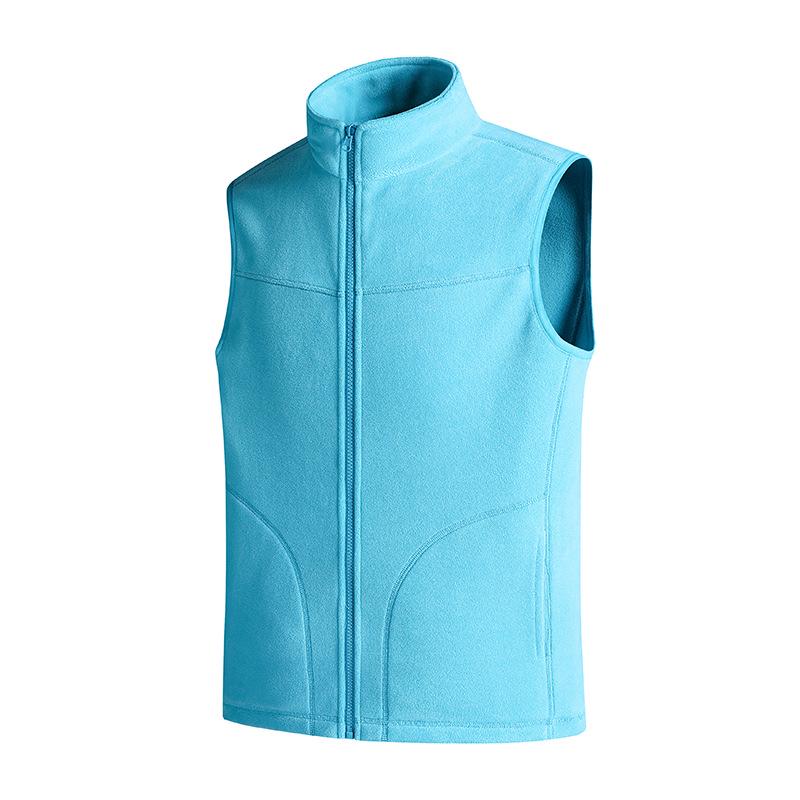 Autumn/Winter 2026 Unisex European Size Fleece Vest for Hiking and Fitness - Warm Sleeveless Jacket