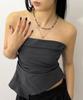 Ssy [Set] Handmade Glass Bead & Silver Ball Layering Necklace