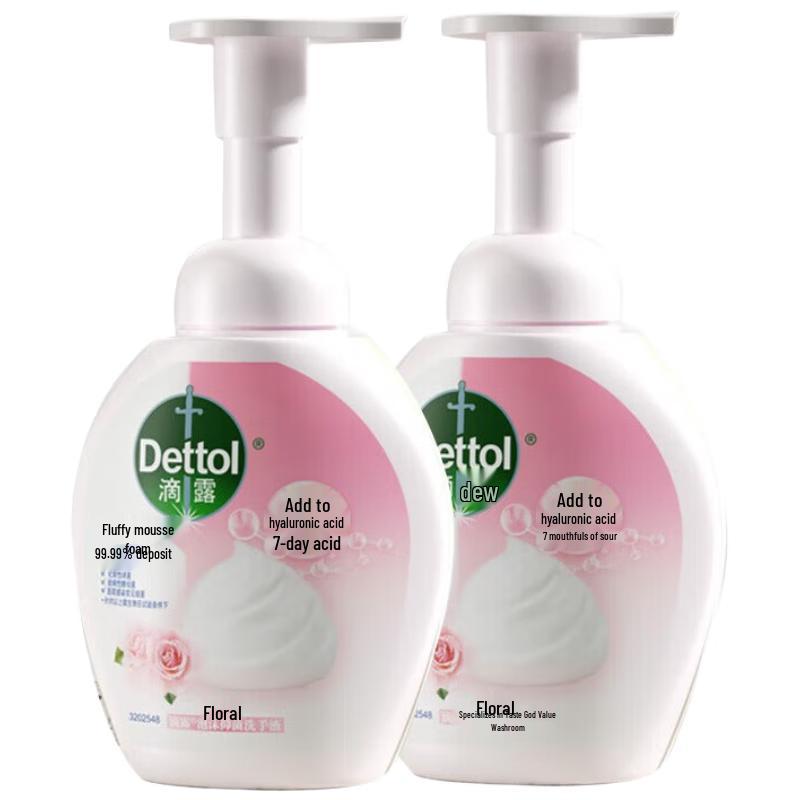 

Dettol Floral Foam Hand Wash with Hyaluronic Acid (2x250ml)