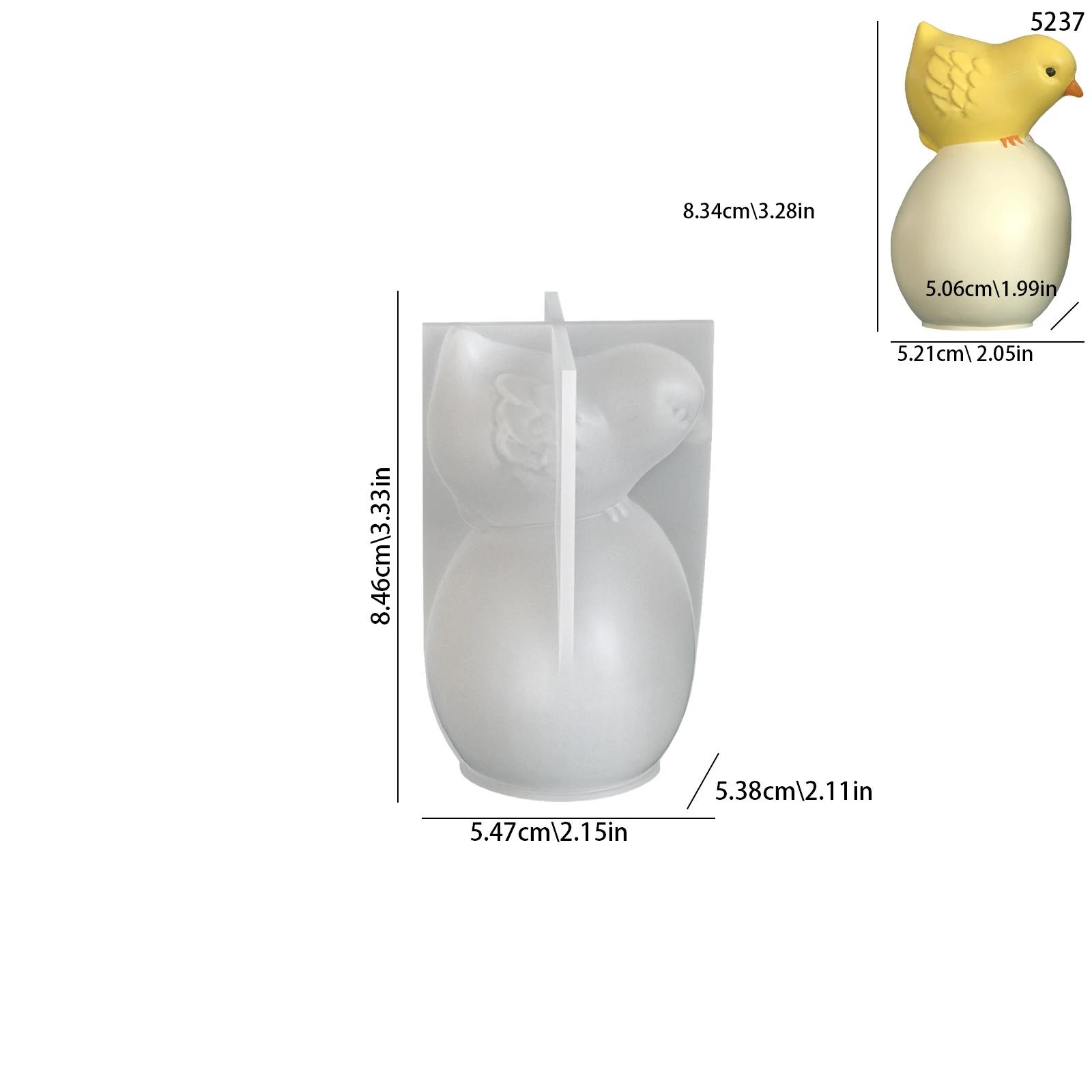 

1pcs Easter Chick and Egg Candle Molds, for Easter Decorations,Soft&Easy to Release,for Making Easter Crafts,Candle Making