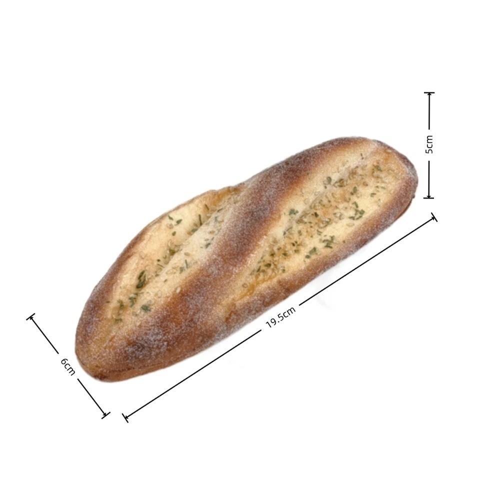 Soft PU Faux Bread Realistic Interesting Imitation French Bread Non-Toxic Decorative Artificial Lye Bread Window Display