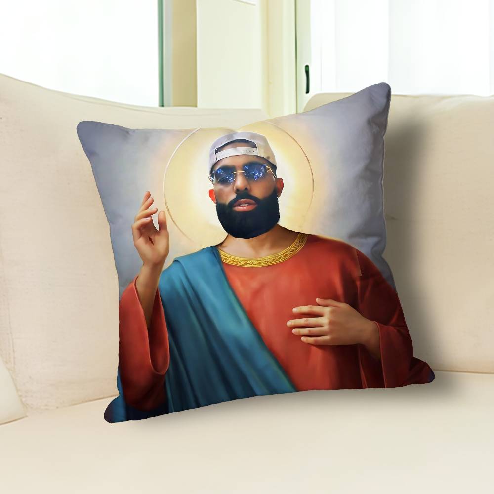 E-Eladio C-Carrion Sauce Boyz Pillow Cases for Bedroom Living Room Sofa Home Decor Polyester Cushion Cover with Zipper