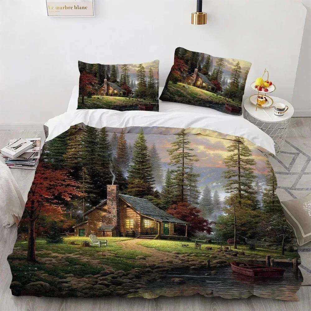 Beautiful Painting 3D NEW Duvet Cover Pillowcase Bedding Set Adult Boy Girl Bedroom Decoration Children Single Double Large
