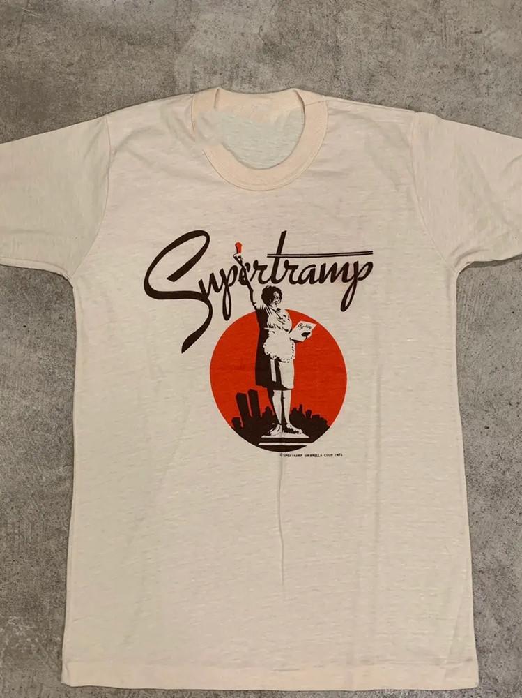 

Collection Supertramp Breakfast in America Unisex T Shirt Full Size S-5XL Unisex T-Shirt M