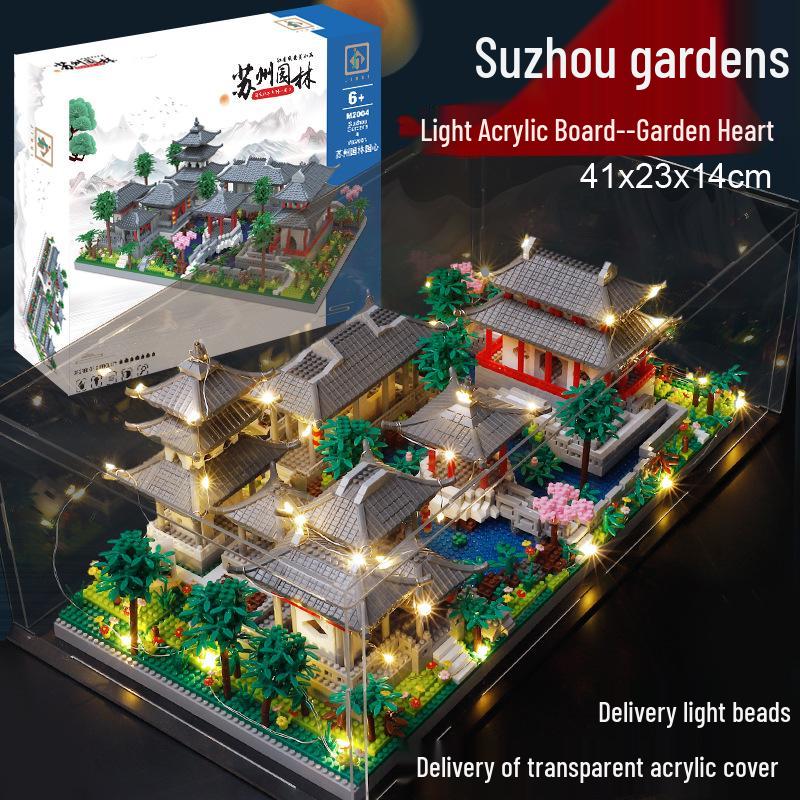 JIHUI Suzhou Garden Building Blocks - Advanced Assembly Toy for Boys and Girls
