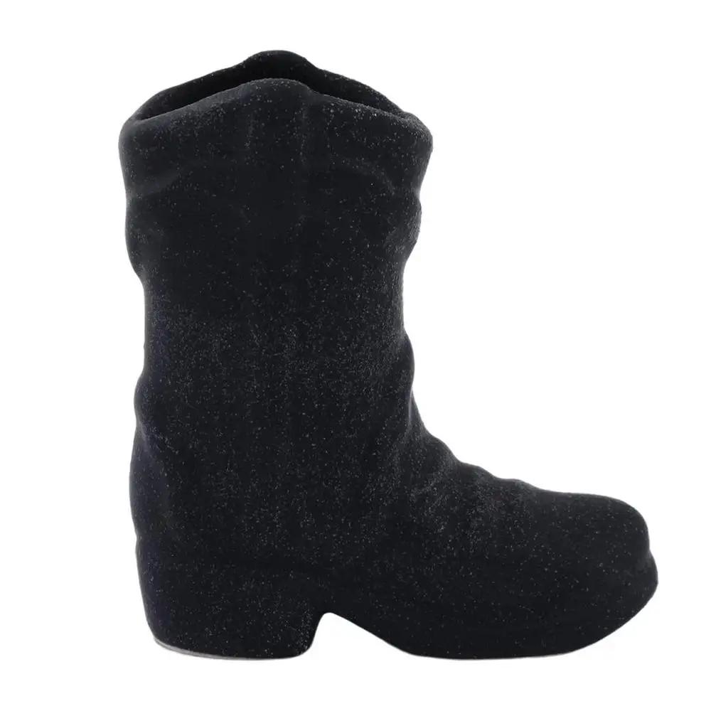 

Держатель для спичек в виде ковбойского сапога с чиркалом, в стиле бохо, керамический держатель для спичек, подставка для спичек, украшение для дома, камина, кухни