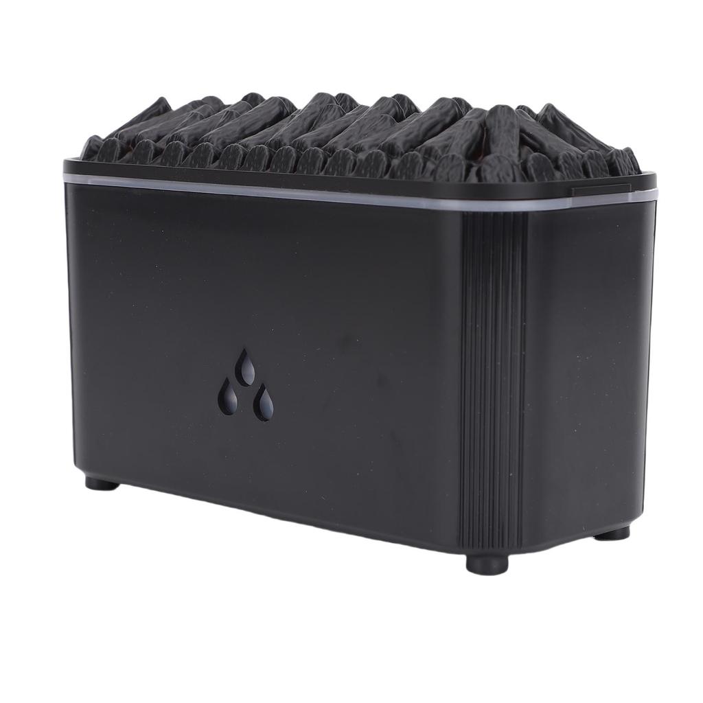 Flame Essential Oil Diffuser Humidifier with 7 Colors Light 160ML Quiet Fireplace Fire Scent Diffuser Cool Mist