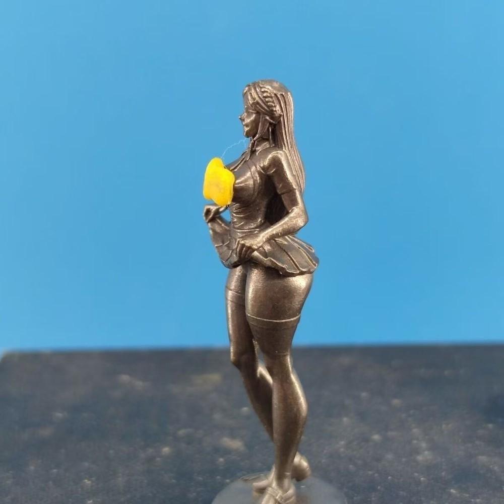 Brass Demon Girl Tour Handmade anime Beautiful Girl Model Ornaments
