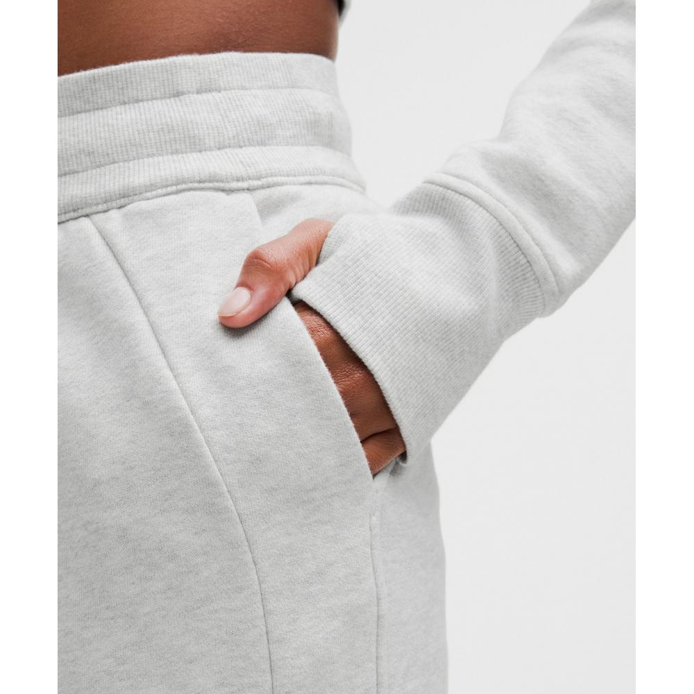 Lululemon Scuba Mid Rise Wide Leg Pant  Regular Heathered Core Ultra Light Grey