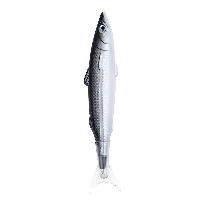 Creative Children's Gift: Fake Fish Salted Fish Ball Pen, Cute Cartoon Stress-Relief Atom Pen, School Supplies