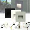 Waterproof Led Step Light Ip55 Black Aluminum 3w For Outdoor Balcony And Garden