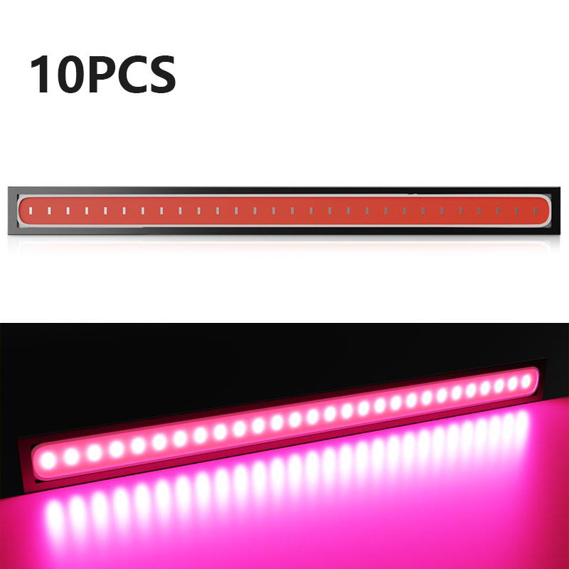 10Pcs 17cm Car Daytime Running Lights Super Bright Led COB Fog Lamp 12V Waterproof Auto Interior DRL Work Lamp Strip Lights Bar