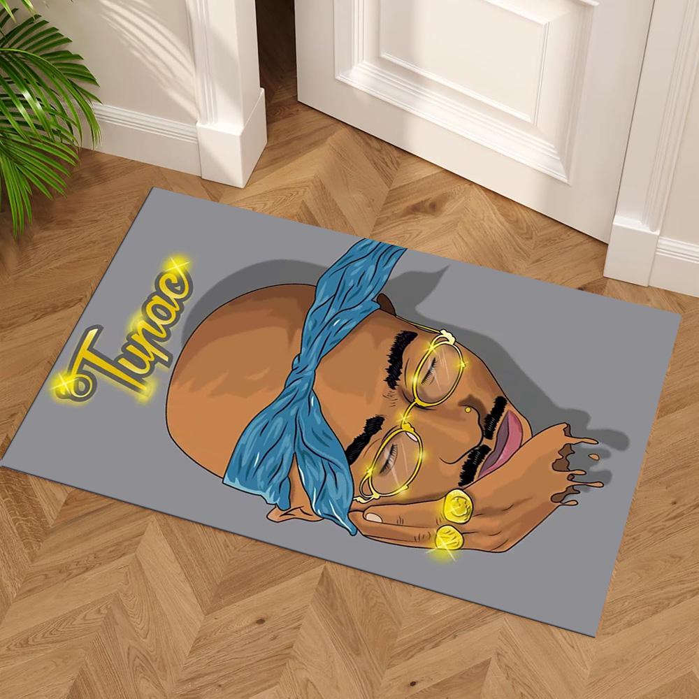 2pac Area Rug Suitable for Dormitory Study Room Foyer Living Rooms Antislip Carpet Office Home Decor Best for Christmas