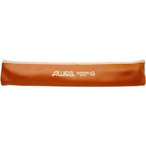 Toyama Musical Instruments AULOS Soprano Recorder, German Style 204A, with Neck Strap for Soprano Recorder, NS-S Set