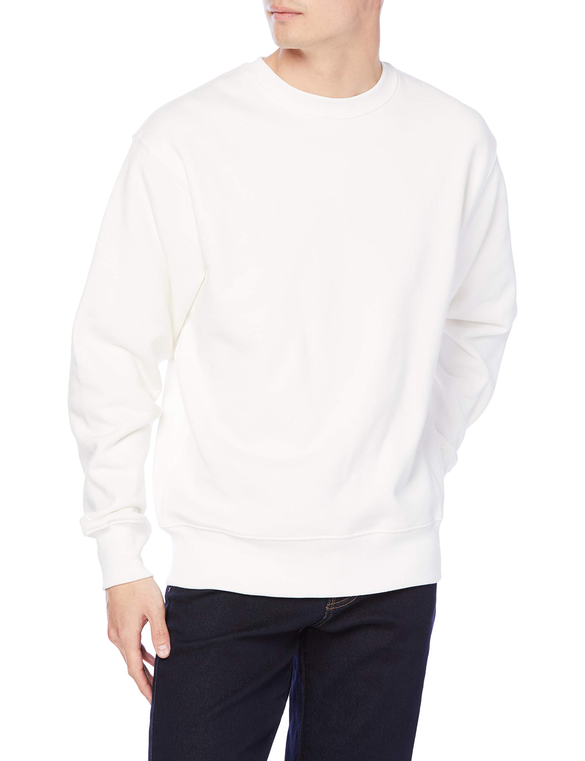 

United Athle oz Heavyweight Crew Neck Sweatshirt 576901 Size L 12.7 (Tile Lining) Men s Off-White,