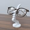 Side-Face Shaped Glasses Stand Unique Curved Eyeglass Holder Enhances Desk or Nightstand Decor