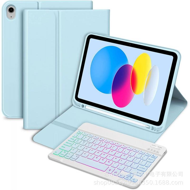 IPad 11-inch Case With Backlit Bluetooth Keyboard Magnetic Cover Air Pro 7th 6th Gen M4 A16 TPU Stand Shell