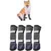 & Dog Rain Boots with Waterproof Material , Dog Winter Boots Keeps Your Pet Warm, Reflective Straps and Anti-Slip Sole, Dog Snow Boots for Snowy Day(