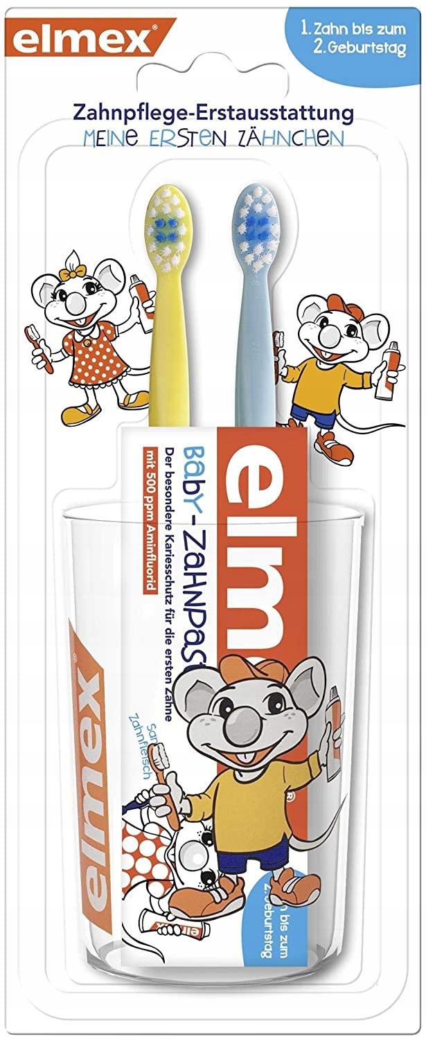 Elmex Tandenborstels, Voor Kinderen 3-6 Jaar, Zacht 2 Stuks