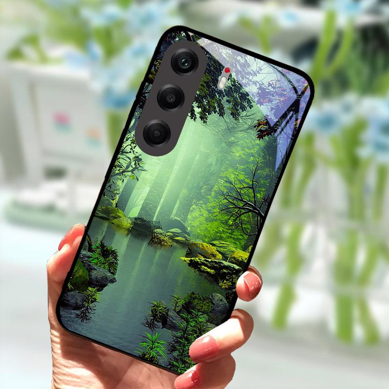 Phone Cover For Tecno Camon40 40Pro 4G Fashion Tempered Glass Anti Drop Protection Shell For Tecno Camon 40 Pro Case CM6 Funda