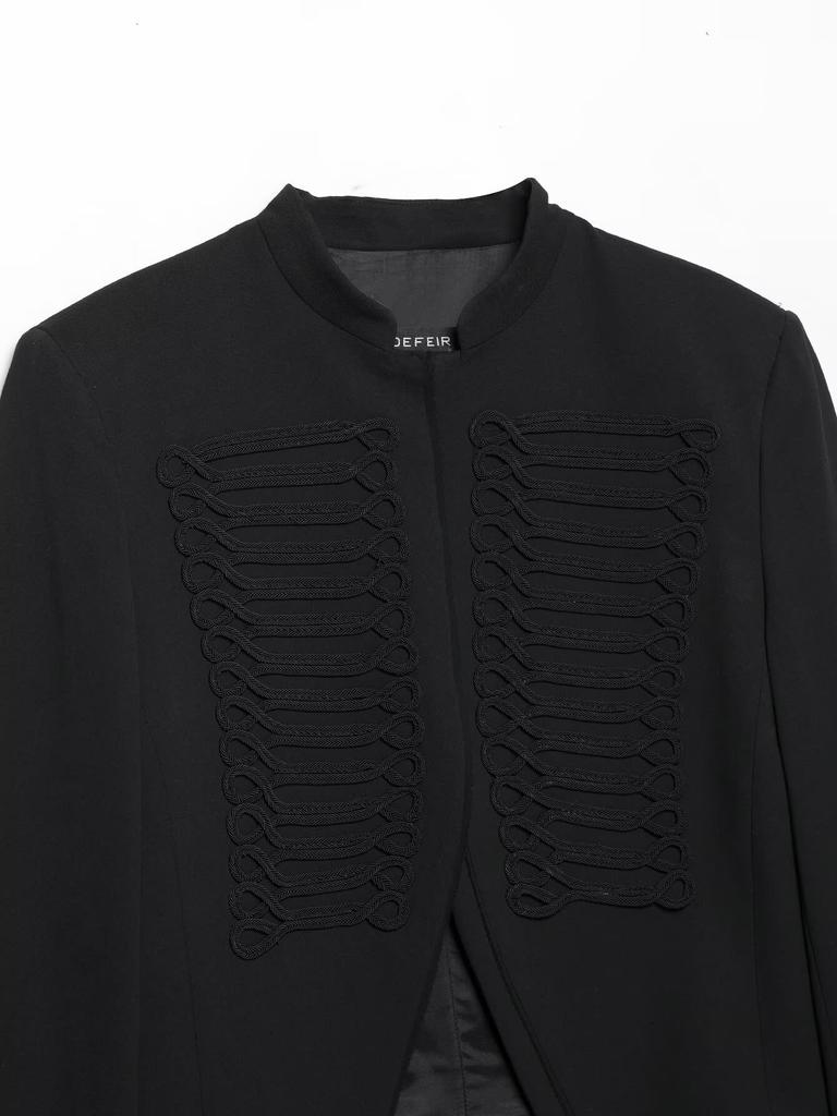 European and American style, new women's clothing, fashionable, versatile knot buckle blazer 2783/617