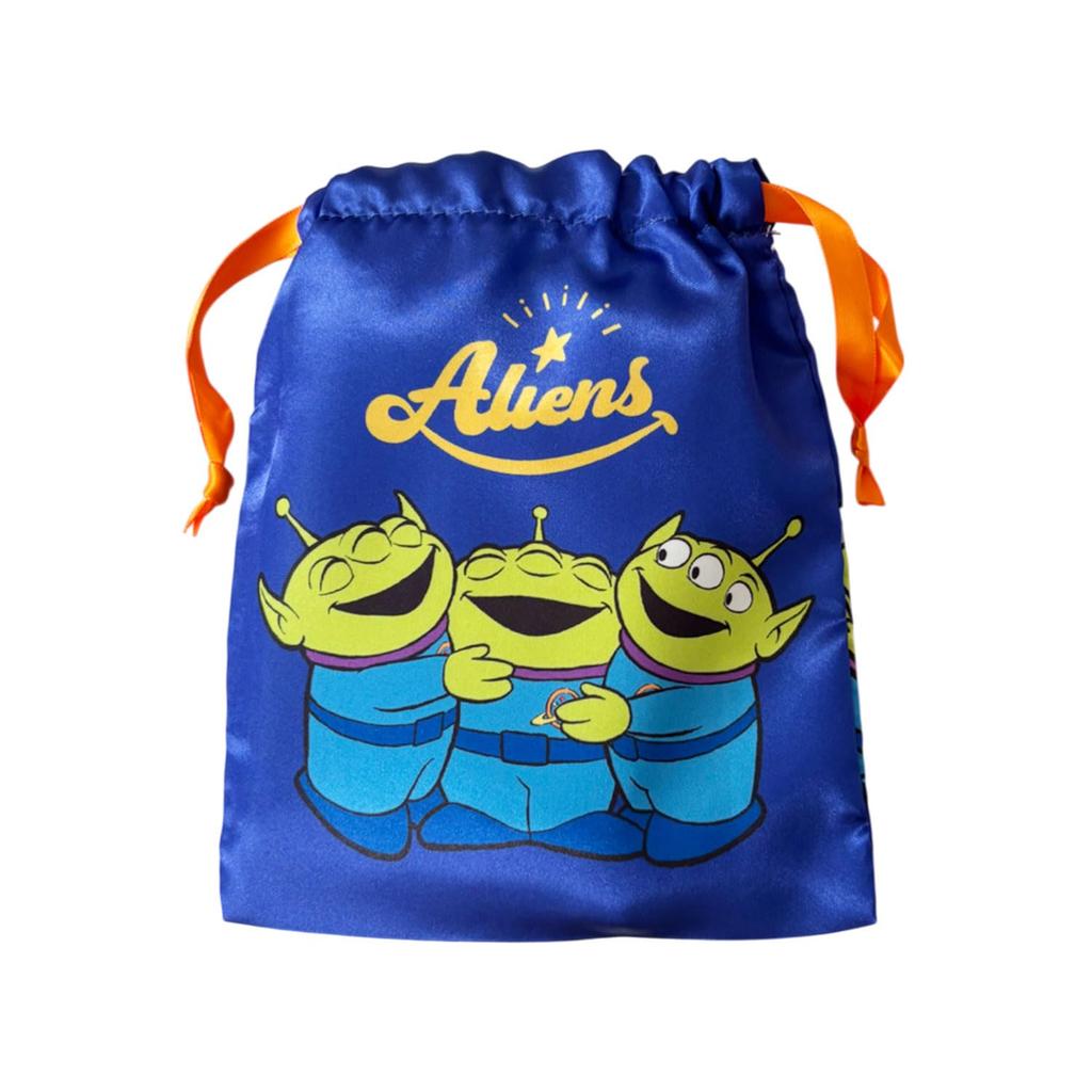 Small Planet Disney Pixar Ribbon Drawstring Bag Toy Buzz Story/Alien &