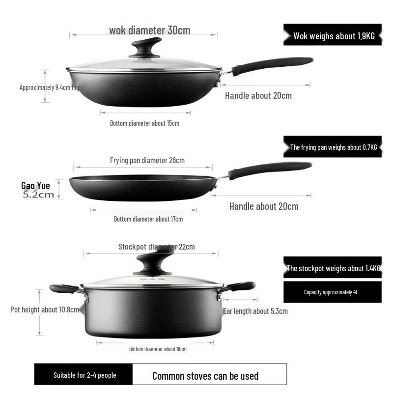 COOKER KING Non-stick Cookware Set