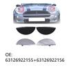 2PCS Headlight Washer Cover For BMW For Mini Cooper 2001-2006 Headlight Washer Nozzle Cover L+R Washer Jet Cover